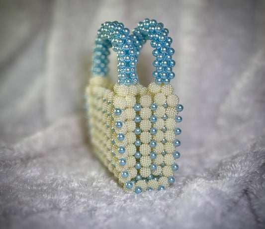 Handmade Mini Beaded BlueBell Dream Handbag
