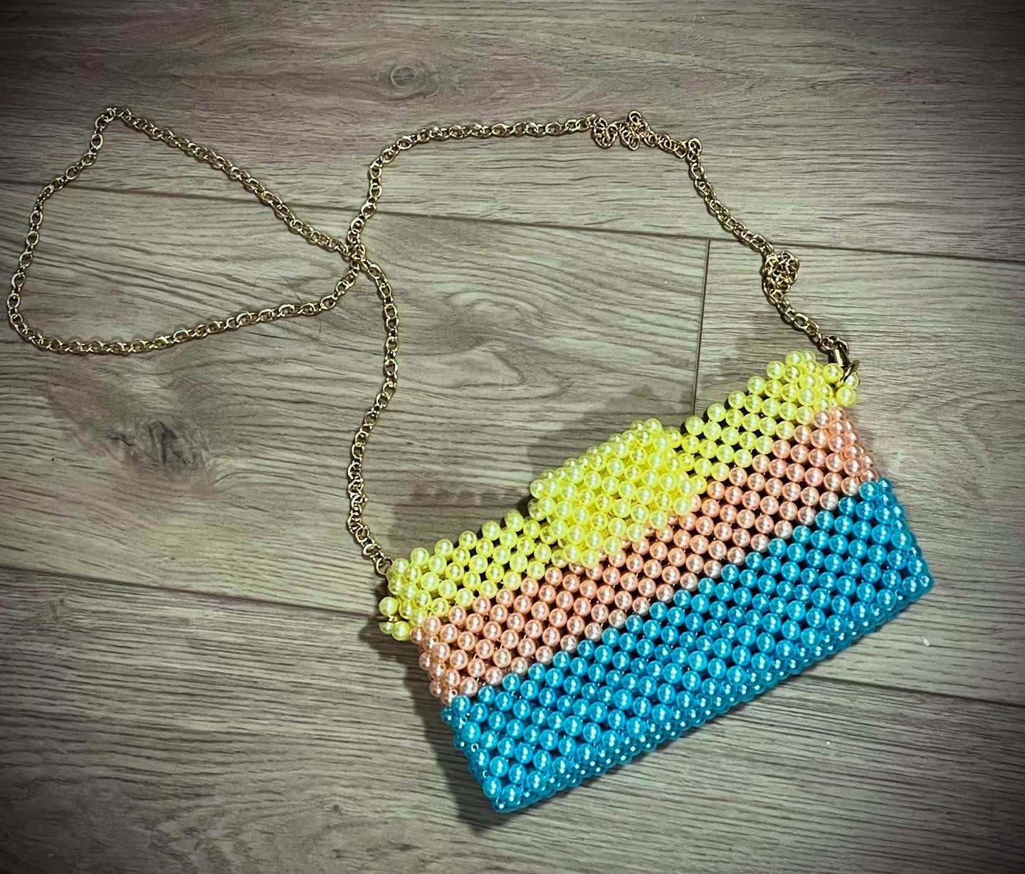 Handmade Beaded Clutch