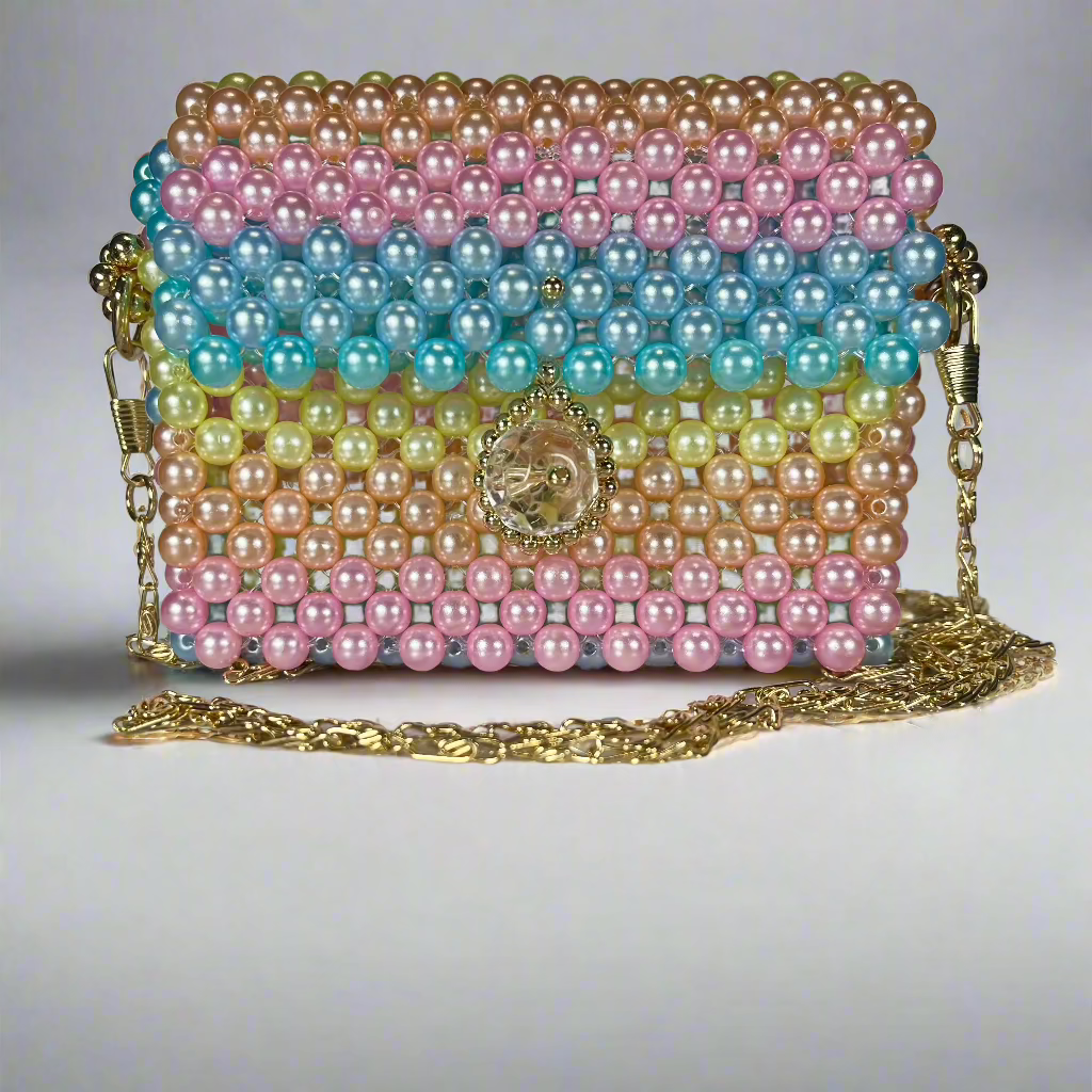 Handmade Mini Beaded Clutch