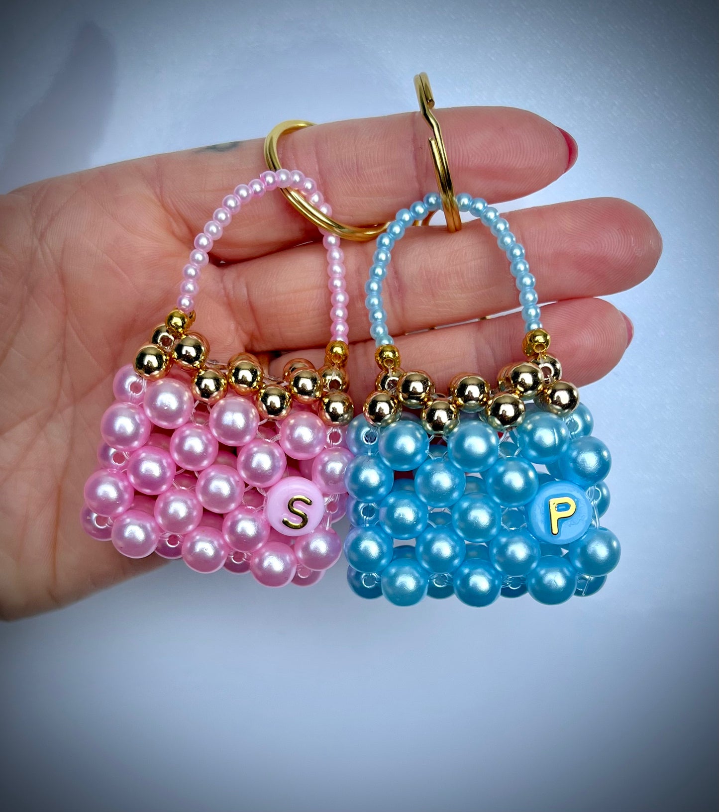 Handmade Mini Purse Keychains